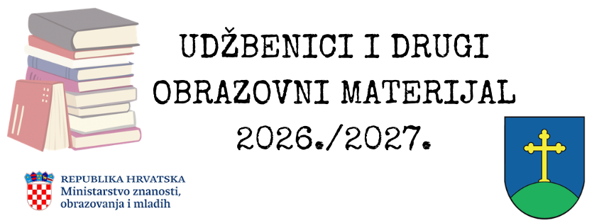 Udžbenici i drugi obrazovni materijal za školsku godinu 2026./2027.