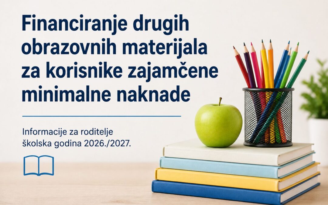 Financiranje drugih obrazovnih materijala za korisnike zajamčene minimalne naknade